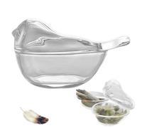 Boîte à Plumes de Perroquet - en Verre Transparent, Anti-Poussière, Décorative Et Petite - Coffret À Souvenirs en Plumes Colorées | pour La Maison La Chambre Et Le Salon