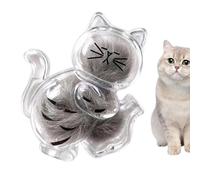 Boîte à Poils de Chat - Décoration Transparente en Forme De,Boîte commémorative pour Animaux et collecteur de Poils,pour Copain Copine Amis Ados Réfrigérateur Machine À Laver École Déplacements Quoti