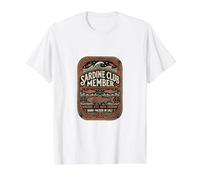 Boîte à Poisson Vintage Retro 1974, Membre du Sardine Club T-Shirt Graphique avec Valeur
