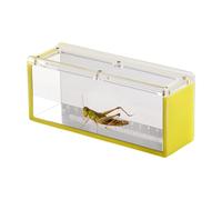 Boîte à poissons, mallette d'observation des poissons | Récipient acrylique avec échelle | Petite boîte blindée transparente sûre pour œuf d'élevage, crabes, araignées