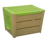 Boîte à pommes de terre - SECRET DE GOURMET - Multicolore - Polypropylène - L. 25.5 x l. 20 x H. 17.5 cm