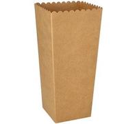 Boîte à pop-corn en carton 'pure' carré, 1.300 ml