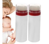 Boîte à poudre avec pâte feuilletée : voyage avec récipient vide, récipient cosmétique compact | Trousse pressée portable, accessoire de maquillage de rangement, organisateur de recharge transparent