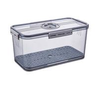 Boîte à pour comptoir de cuisine, récipient à ,Poubelle à réutilisable et préservant la fraîcheur - Boîte à avec valve d'air, bac de support pour la fraîcheur, économiseur pour fait maison, grillé, ba