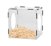 Boîte à poussière abrasive - Housse de protection contre la poussière en acrylique, boîtier transparent, boîte à poussière pour ponceuse électrique, outil de travail protecteur | Pour travaux de