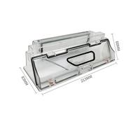 Boîte à poussière compatible with aspirateur robot Xiao-mi Mijia 1S / 1st / SDJQR01RR, pièces de rechange, boîte de filtrage des déchets