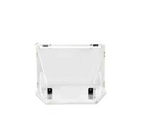 Boîte à poussière de polissage de meulage, boîte à poussière transparente couvercle en acrylique avec une interface USB lumière LED for la peinture par pulvérisation de polissage de modèle