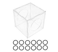 Boîte à poussière de ponçage fermée, capot à poussière transparent en acrylique, cage à poussière pour la gravure et le polissage