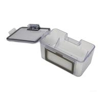 Boîte à poussière de rechange pour aspirateur robot Midea VCRO4W pour fonction d'essuyage, avec pour Irbis 0321 pour BEAN 0121 pour Redmond VR 1321s, avec vidange rapide canal anti-obstruction