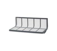 Boîte à poussière, filtre HEPA, cadre, joints en caoutchouc, pré-filtre, filet for aspirateur robot Vileda VR 302, pièces de rechange, accessoires, bac à poussière(Light yellow)