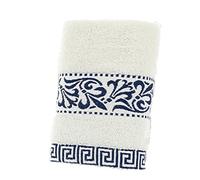 Boite à prix Spar Pack serviettes Motif fleurs rétro imprimer 100% coton confortable 33 * 73 cm éponge serviette Tête gästehandtücher, noir, 1er/pack