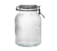 Boîte à provisions Récipient de conservation Boîte fraîcheur RAVEN cannelée L 1,4 l HOMLA