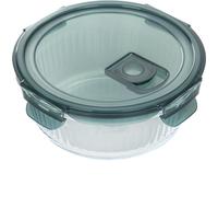 Boîte à provisions Récipient de conservation Boîte fraîcheur REMMIE ronde verre 0,95 l HOMLA