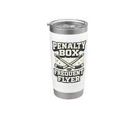 Boîte à punitions pour hockey sur glace vintage Gobelet isotherme en acier inoxydable double paroi