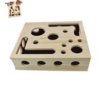 BoîTe à Puzzle Griffoir pour Chat, Labyrinthe en Feutrine pour Chat, Surface en Bois RêChe, IdéAle pour Les Chats D'IntéRieur Permet De Lutter Contre L'Ennui Et D'Entretenir Facilement Ses Griffes