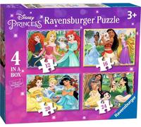 boîte à puzzles 4 en 1 | Disney Princess | Ravensburger | Puzzle pour enfants