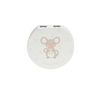 Boîte à quenottes petite souris vichy bleu