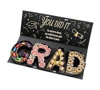 Boîte À Remplir De Graduation,Coffret Fleurs DIY à Composer Soi-Même | Boîte à Cartes pour Fête de Promotion 2026,Pour Professeur Lycée Terminale College Université Cérémonie Centre De