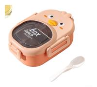 Boîte à Repas 304 Dessin Animé Compartimentée Micro-ondes Étanche Lunch Box Adulte Enfant École Travail 20cm(Red)