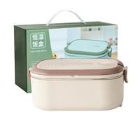 Boîte À Repas Chauffante Électrique Portable Avec Poignée, Chauffe Rapide, | Chauffe-Repas Voiture Camion Chauffeur Pour Bureau, École, Camion, Salle De Classe, Lieu De Travail, Camp Brun