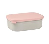 Boîte À Repas En Inox Et Silicone Gris Velours / Rose Poudrée TU