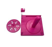 Boîte à rouleaux de fil portable, support universel for fils à tricoter, boîte à crochet, arts et artisanat, rangement de crochets à tricoter en laine for tricoteurs(Purple)