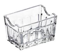 Boîte à sachets de thé en acrylique - Sac de sucre | Porte-sachets pour sucre | Boîte élégante pour organiser le sucre et le thé pour la cuisine, le buffet ou le bureau quotidien