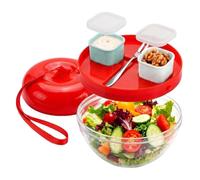 Boîte À Salade Déjeuner Portable Réutilisable Avec Couvercle Et Pot À Sauce
