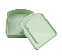 Boîte à sandwich - Conteneurs alimentaires | Boîte de forme de toast | Conteneurs de préparation de repas | Récipient de nourriture avec couvercles en forme de toast Boîtes à sandwich en sécurité à l'