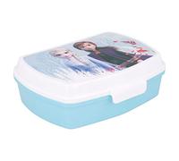 Boîte à Sandwich Disney Frozen pour Enfants en Plastique, sans BPA, avec Verrouillage de sécurité, ne Convient Pas au Micro-Ondes et au Lave-Vaisselle, Lavable et réutilisable