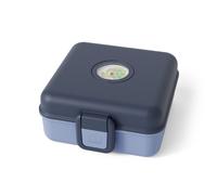 Monbento Boîte à goûter Snacky – Enfant, couverts inclus, bleu Infinity, sans BPA