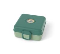 monbento - Boite a Sandwich Enfant Snacky vert Forest - Lunch Box Enfant pour Sandwich Entier - Couverts Inclus - Boite a Gouter Personnalisable - Idéal pour École/Pique-niques - Sans BPA - Vert