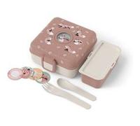 Boite a Sandwich Enfant - MONBENTO - Couverts inclus - Sans BPA - Snacky Fox