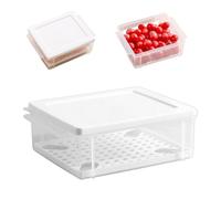 Boîte À Sandwich - Récipient De Stockage Pour Sandwich - 19 X 13,8 X 7,7 Cm, Boîte Hermétique De Conservation Dés Aliments Pour La Congélation De La Viande, Des Fruits Et Des Légumes, Organisateur De