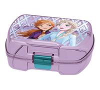 STOR Boîte à Sandwich Disney Frozen pour Enfants avec 3 Compartiments, en Plastique sans BPA, réutilisable et Lavable, ne Convient Pas aux Micro-Ondes et au Lave-Vaisselle
