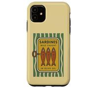 Boîte à Sardine rétro en Forme de Poisson - Méditerranée Classique Coque pour iPhone 11