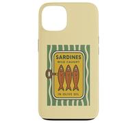 Boîte à Sardine rétro en Forme de Poisson - Méditerranée Classique Coque pour iPhone 13