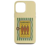 Boîte à Sardine rétro en Forme de Poisson - Méditerranée Classique Coque pour iPhone 13 Pro Max