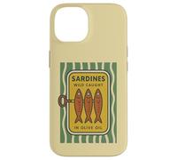Boîte à Sardine rétro en Forme de Poisson - Méditerranée Classique Coque pour iPhone 14