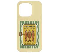 Boîte à Sardine rétro en Forme de Poisson - Méditerranée Classique Coque pour iPhone 15 Pro