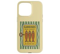 Boîte à Sardine rétro en Forme de Poisson - Méditerranée Classique Coque pour iPhone 15 Pro Max