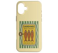 Boîte à Sardine rétro en Forme de Poisson - Méditerranée Classique Coque pour iPhone 16 Plus