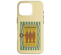 Boîte à Sardine rétro en Forme de Poisson - Méditerranée Classique Coque pour iPhone 16 Pro