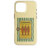 Boîte à Sardine rétro en Forme de Poisson - Méditerranée Classique Coque pour iPhone 16 Pro Max