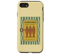 Boîte à Sardine rétro en Forme de Poisson - Méditerranée Classique Coque pour iPhone SE (2020) / 7/8