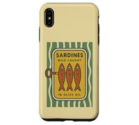 Boîte à Sardine rétro en Forme de Poisson - Méditerranée Classique Coque pour iPhone XS Max