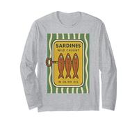 Boîte à Sardine rétro en Forme de Poisson - Méditerranée Classique Manche Longue