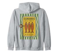 Boîte à Sardine rétro en Forme de Poisson - Méditerranée Classique Sweat à Capuche