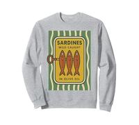 Boîte à Sardine rétro en Forme de Poisson - Méditerranée Classique Sweatshirt