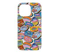 Boîte à Sardines Vintage colorée Coque pour iPhone 14 Pro Max